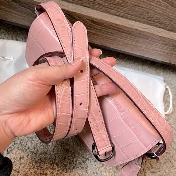 ❌SOLD❌ NWT Coach Studio Croc-Embossed Leather Shoulder Bag - Picture 9 of 14